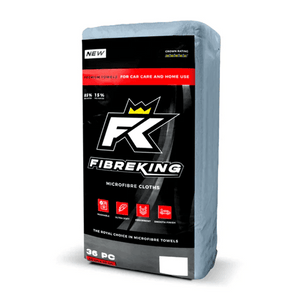 FibreKing Premium Microfibre Cloths 36 Pack - The Drivers HQ