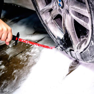 Maxshine Ultimate Wool Wheel Brush – Angled - The Drivers HQ