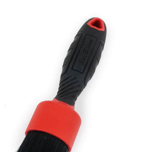Maxshine Mixed Bristle Detailing Stubby Brush - Red - The Drivers HQ