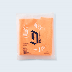 Dual Utility Double Sided Microfibre Cloth - Orange - The Drivers HQ