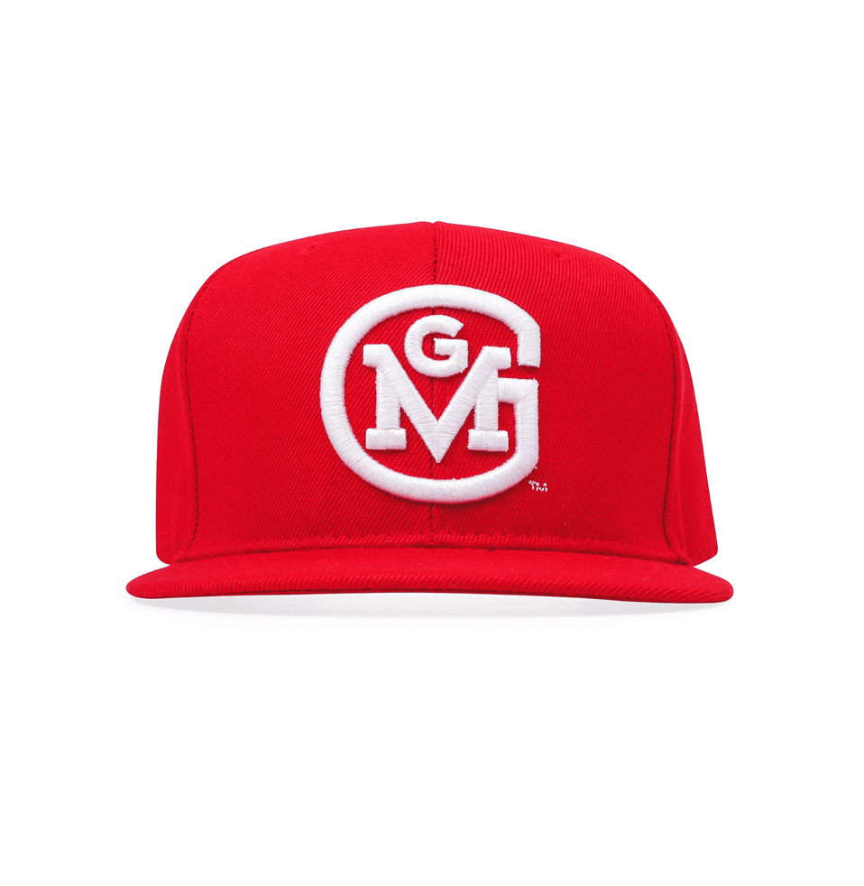 GAS MONKEY GARAGE GMG 3D INITIAL LOGO SNAPBACK RED