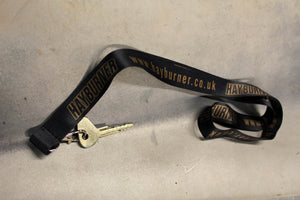 HAYBURNER BLACK AND GOLD LANYARD - The Drivers HQ