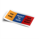 Strictly Static Stay Home Carole F*cking Baskin Decal Slap