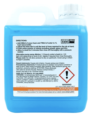 ValetPro Foamula 1 Snow Foam (1L & 5L) - The Drivers HQ