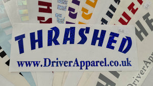DRIVER APPAREL THRASHED DECAL 23cm - The Drivers HQ