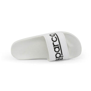 SPARCO FORTALEZA FLIP FLOP / SLIDERS – WHITE - The Drivers HQ