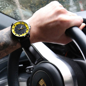 SPARCO ALAIN WRIST WATCH – YELLOW - The Drivers HQ