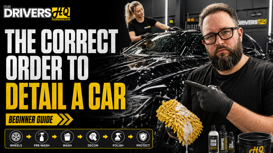 The Correct Order to Detail a Car