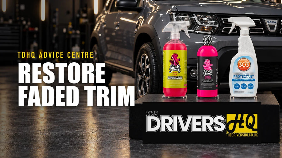 How to Restore Faded Plastic Trim on a Car