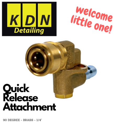 KDN Detailing 90 Degree Angle Adapter — Adapters & Quick Connects at The Drivers HQ, Ilkeston