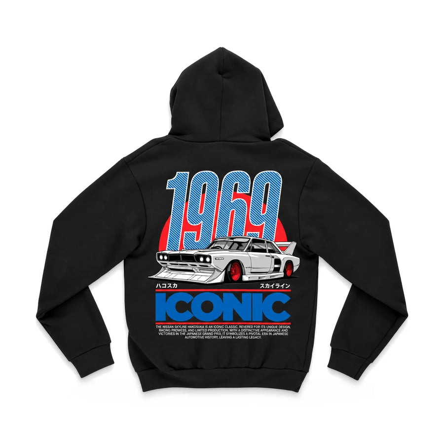 EuroStance 1960s - Racing Division Hoodie back, product photo on white