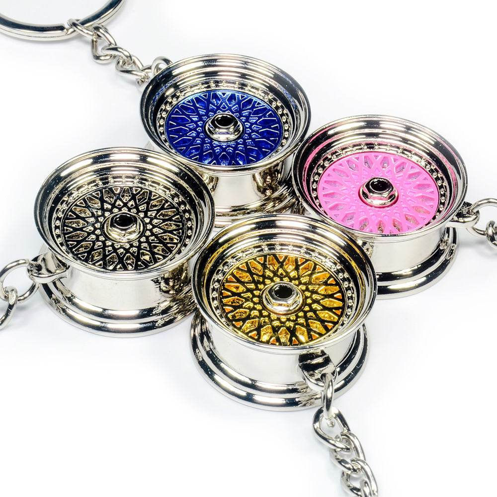 BBS Style Keychain Key Ring - The Drivers HQ