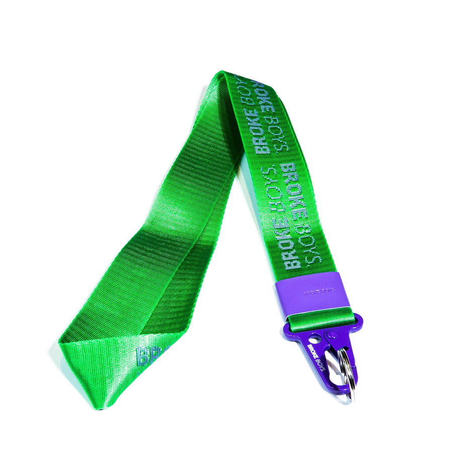 BrokeBoys Skyline Light Green Woven Lanyard (LIMITED TIME ONLY) - The Drivers HQ