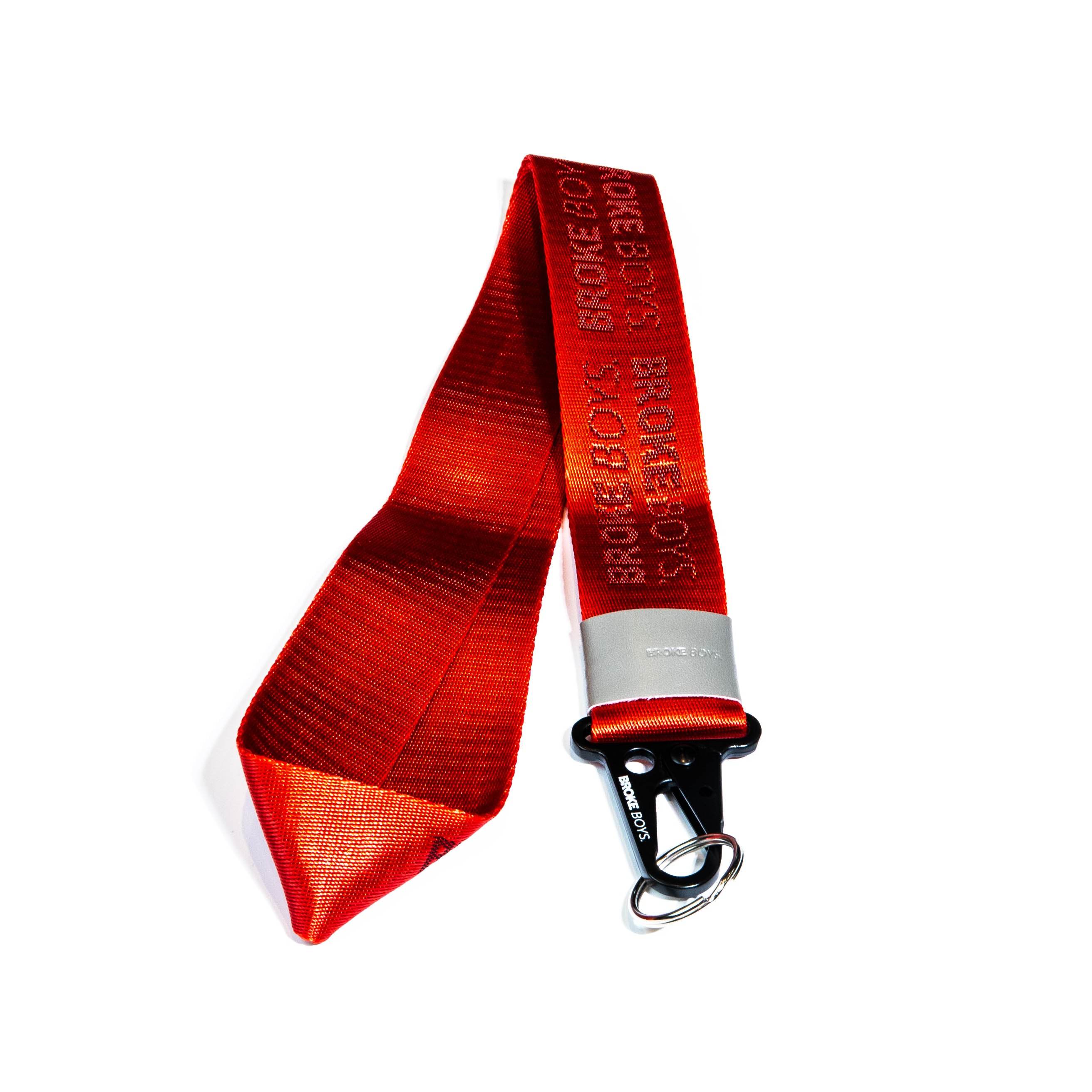 BrokeBoys Red Woven Lanyard (LIMITED TIME ONLY) - The Drivers HQ