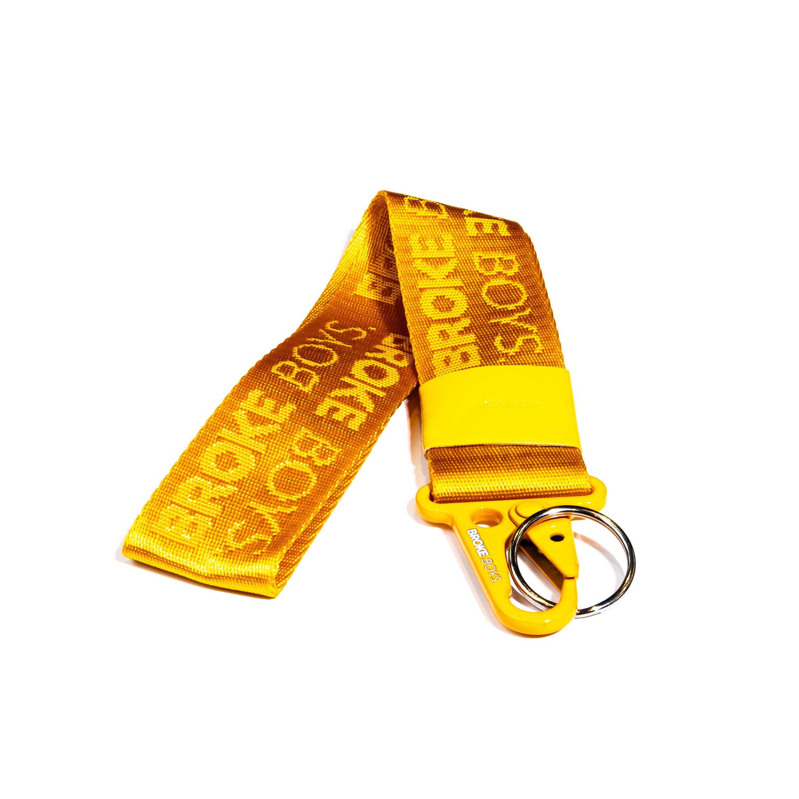 BrokeBoys Ginster Yellow Woven Short Lanyard (LIMITED TIME ONLY) - The Drivers HQ