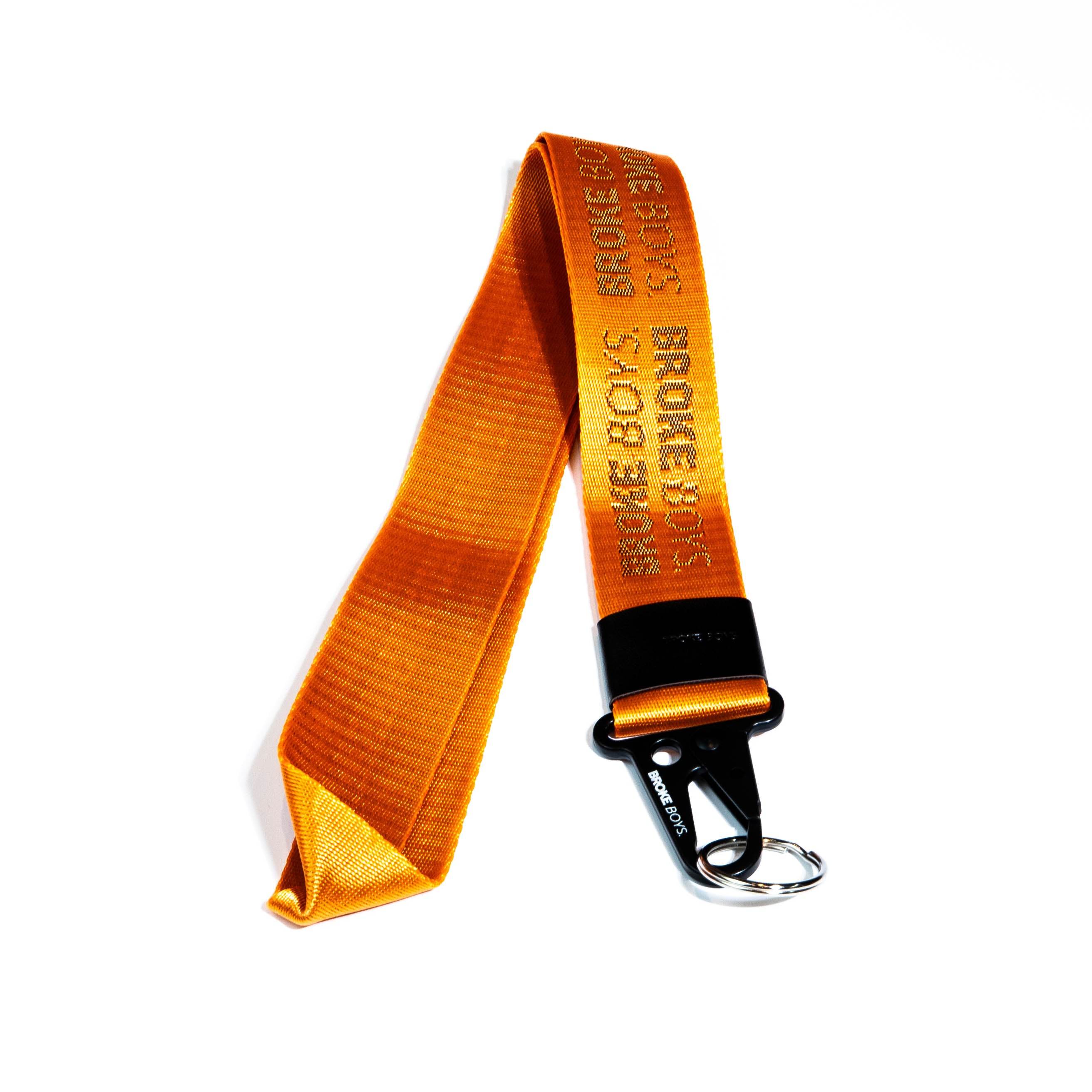 BrokeBoys Orange Woven Lanyard (LIMITED TIME ONLY) - The Drivers HQ