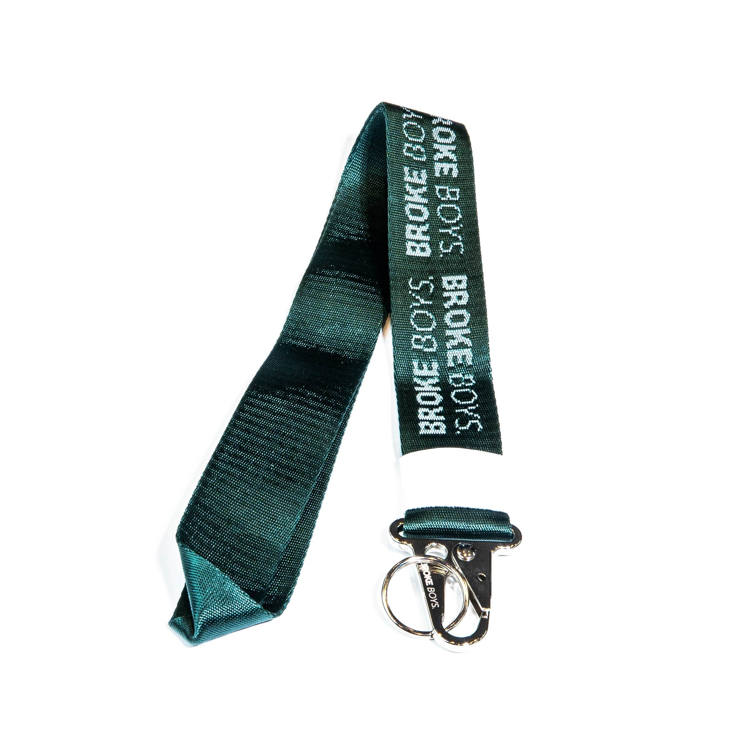 BrokeBoys Dark Green Woven Lanyard (LIMITED TIME ONLY) - The Drivers HQ