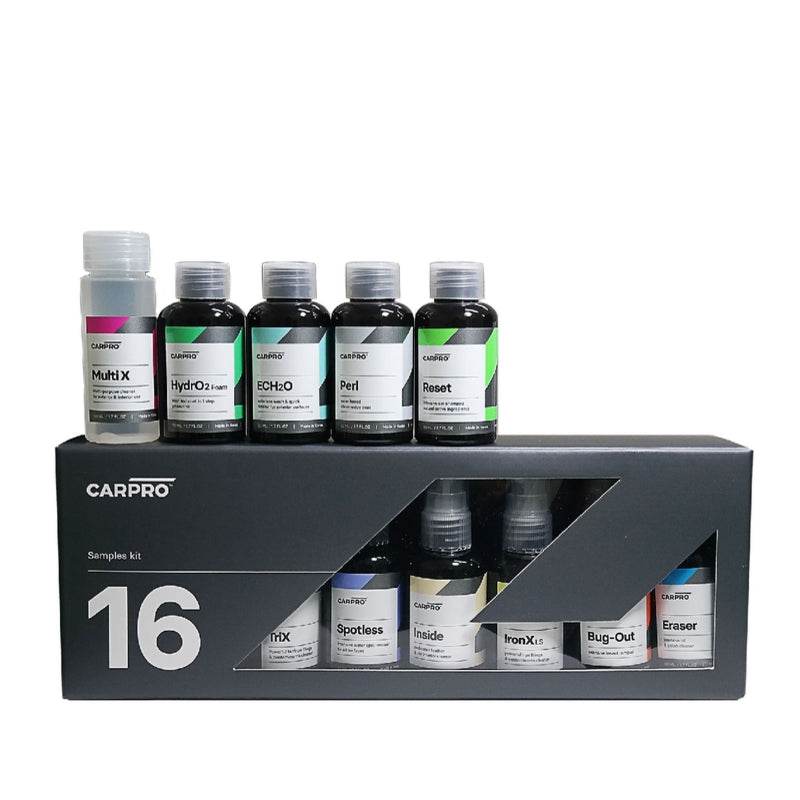 CarPro Cube Box Sample Kit 16 x 50ml - The Drivers HQ