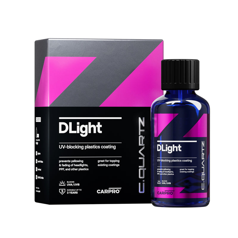 CarPro DLight Ceramic Coating | PPF Plastics and Paint Topper 3 years