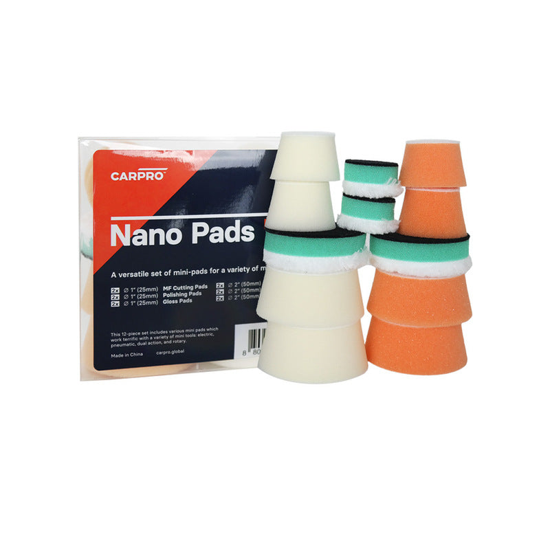 CarPro Nano Pads 1" and 2" KIT - 12 Pack - The Drivers HQ