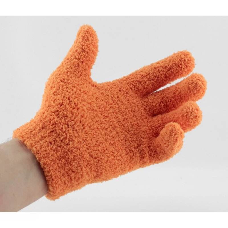CarPro Orange Microfibre Detailing Gloves - The Drivers HQ