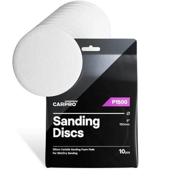 CarPro SIC Sanding Discs – 3″ P1500 Grit, 10‑Pack (Silicon Carbide, Foam‑Backed) - The Drivers HQ