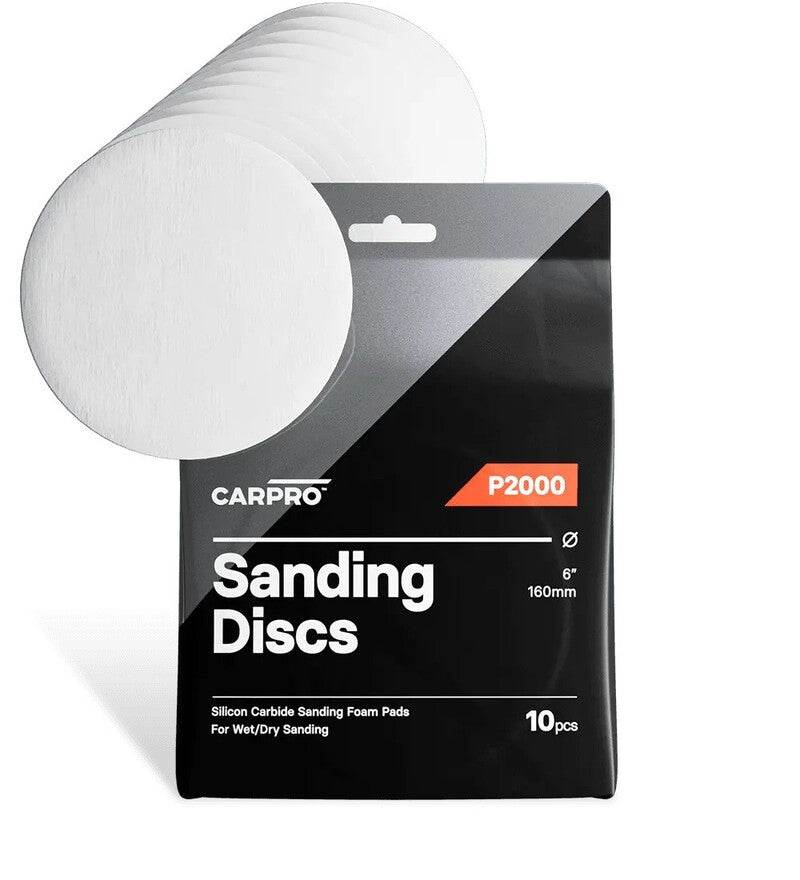 CarPro SIC Sanding Discs - 3″ P2000 Grit, 10‑Pack (Silicon Carbide, Foam‑Backed) - The Drivers HQ