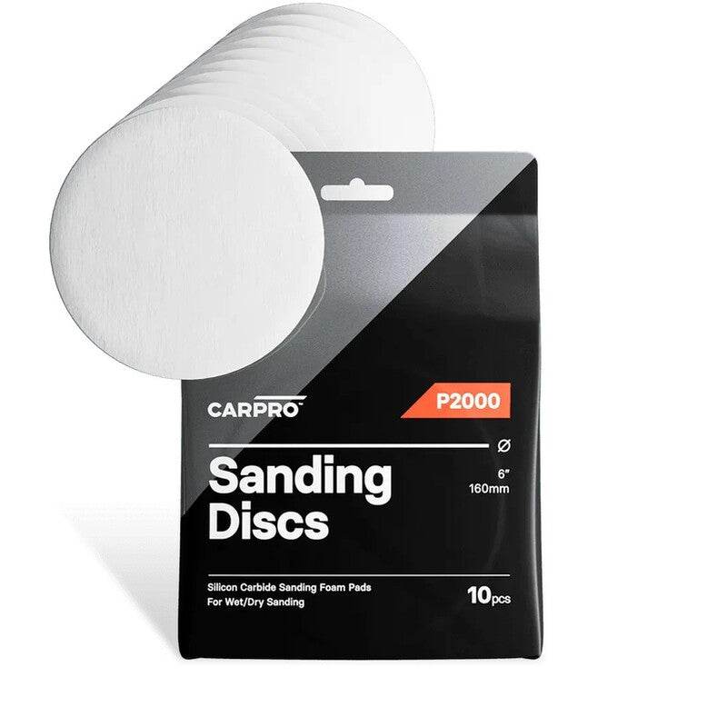 CarPro SIC Sanding Discs - 5″ P2000 Grit, 10‑Pack (Silicon Carbide, Foam‑Backed) - The Drivers HQ