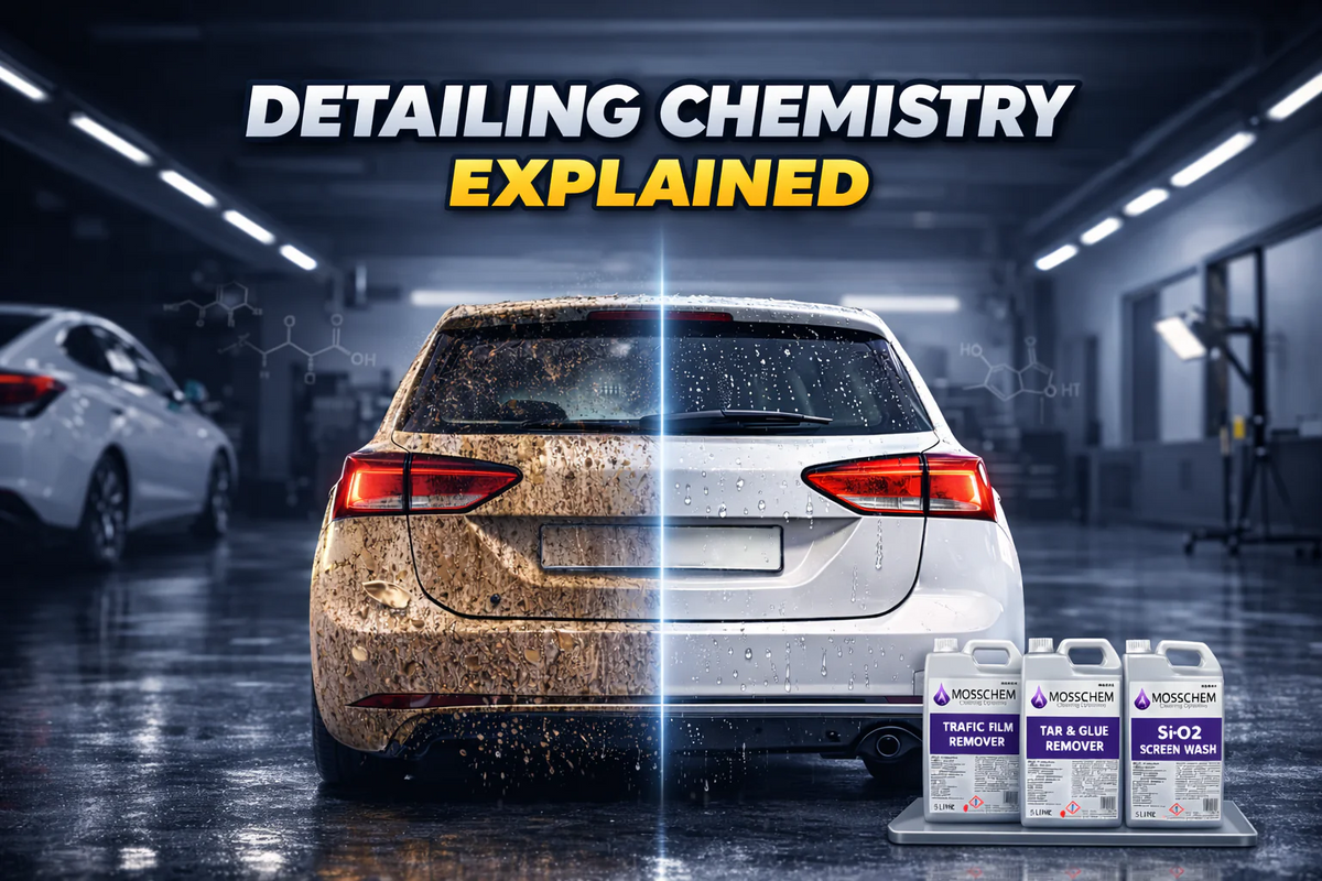 Mosschem Products: Valeting, Cleaning & Concentrated Chemical Solutions