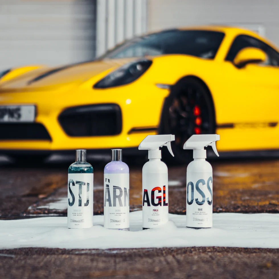 Stjarnagloss Products: Wash, Wheels, Interior & Protection
