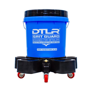 DTLR® Grit Guard Wash bucket with Trolley - The Drivers HQ