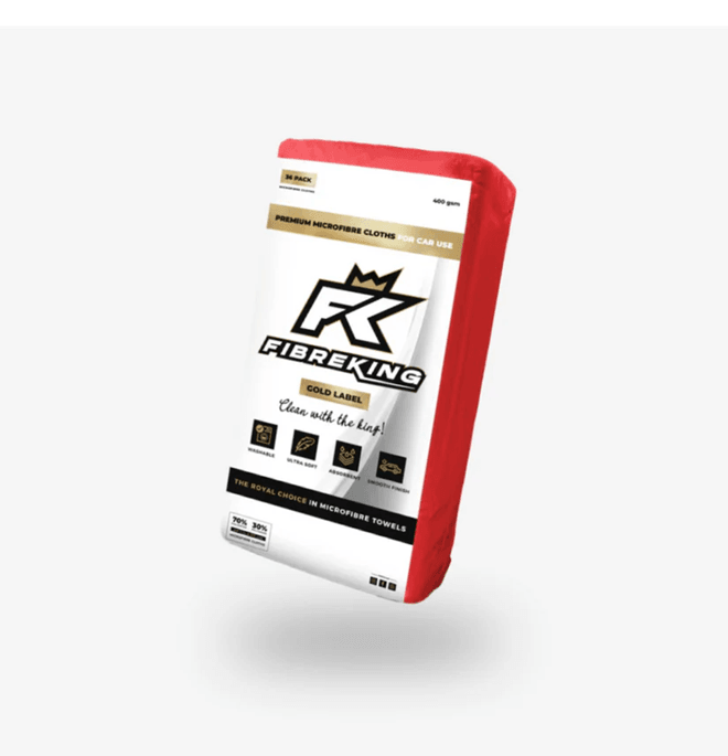 FibreKing Gold Label Microfibre Cloths 36 Pack (400GSM) - The Drivers HQ