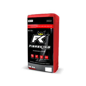 FibreKing Premium Microfibre Cloths 36 Pack - The Drivers HQ