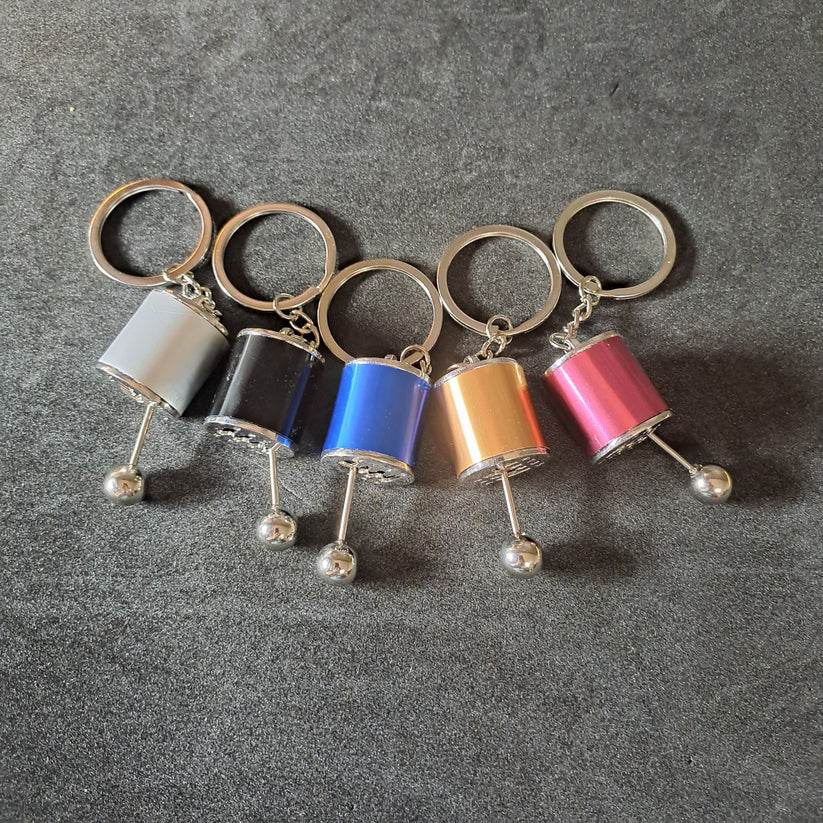 Gear Stick Gear Changer Key Ring 6 Speed Gearbox Keyring - The Drivers HQ