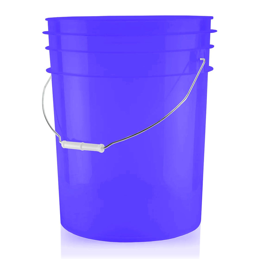 Grit Guard Transparent Wash Bucket - Blue