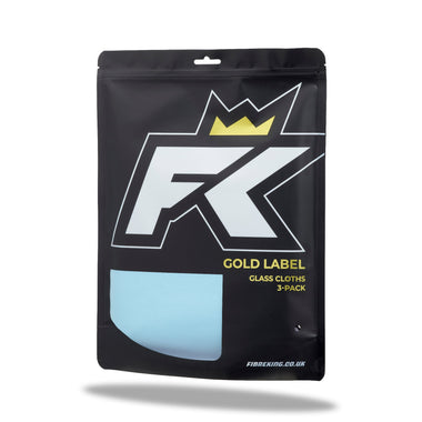 FibreKing Gold Label Korean Glass Cloths - 3 Pack