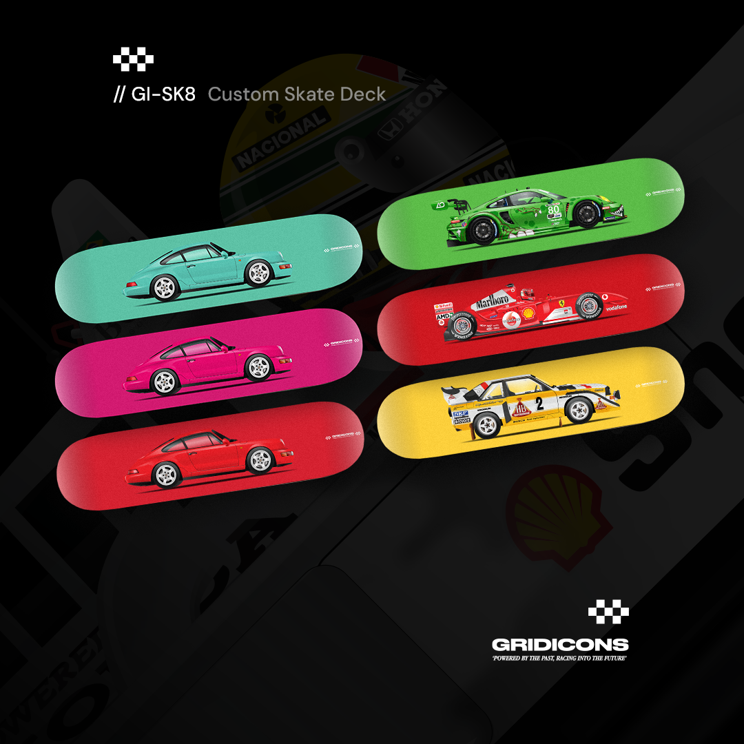 Custom “Choose Your Car” Skate Deck Wall Art