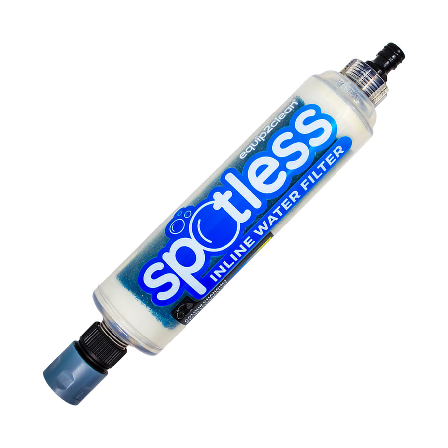 Aquaspray Spotless Inline Water Filter. Colour Changing DI-Resin - The Drivers HQ