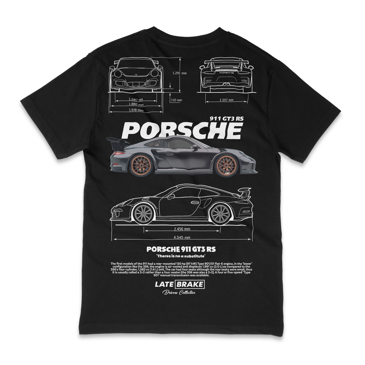 LB 911 GT3 (Grey) Drivers Collective T-Shirt