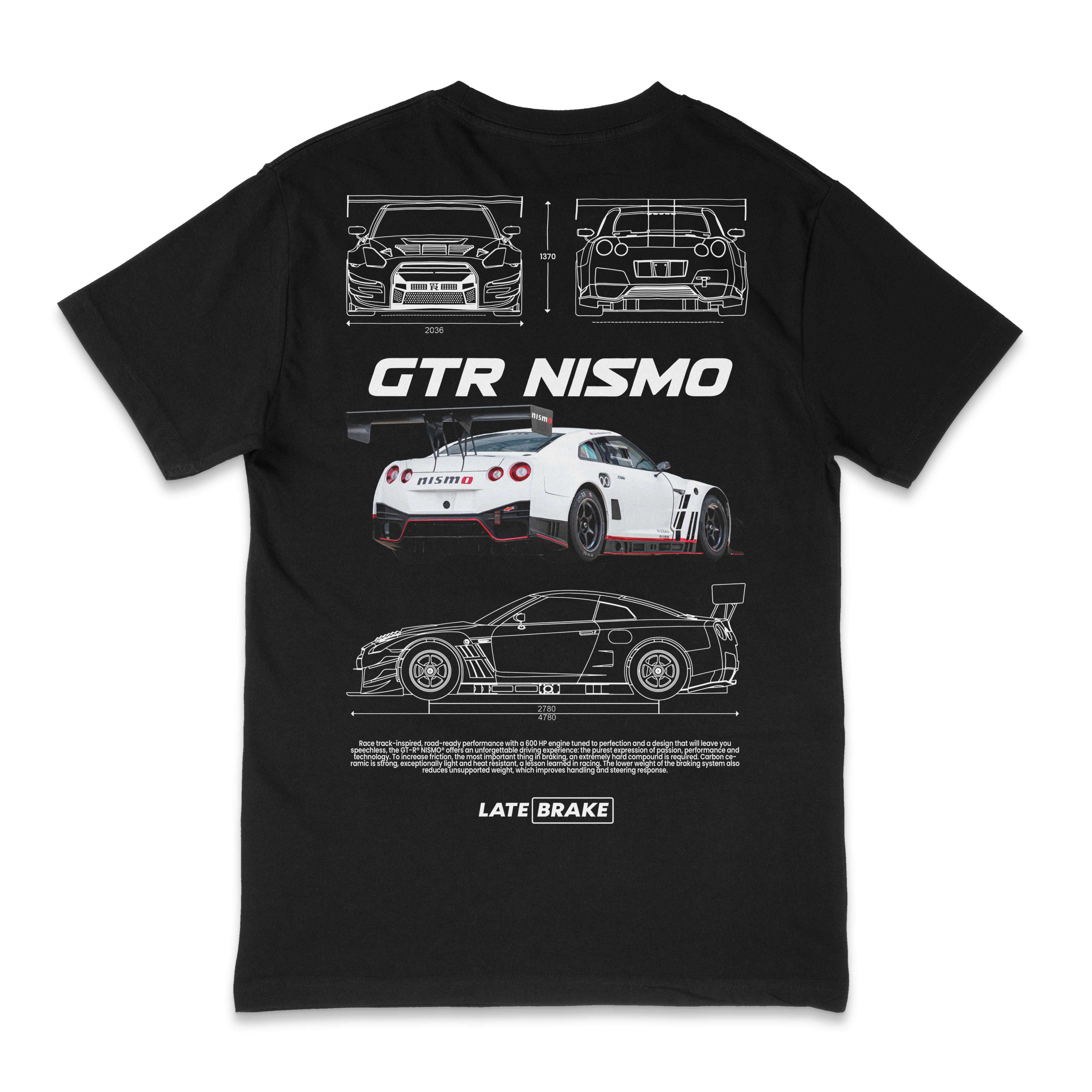 LB Supply GTR Nismo (WHT) Drivers Collective T-Shirt