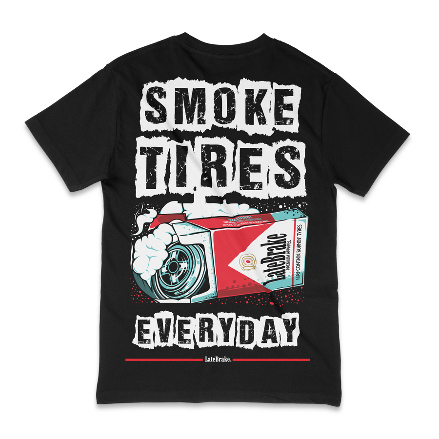 LB Smoke Tires Everyday T-Shirt - The Drivers HQ