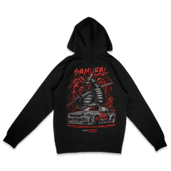 LB Supply - Samurai Spirit R34 GTR Black Pullover Hoodie