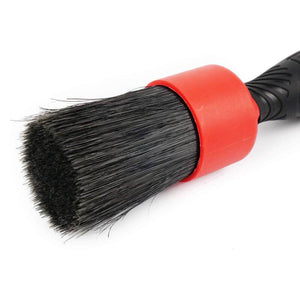 Maxshine Mixed Bristle Detailing Stubby Brush - Red - The Drivers HQ