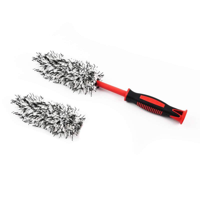Maxshine Premium Flat Microfibre Wheel Brush With Replaceable Cover - Small - The Drivers HQ