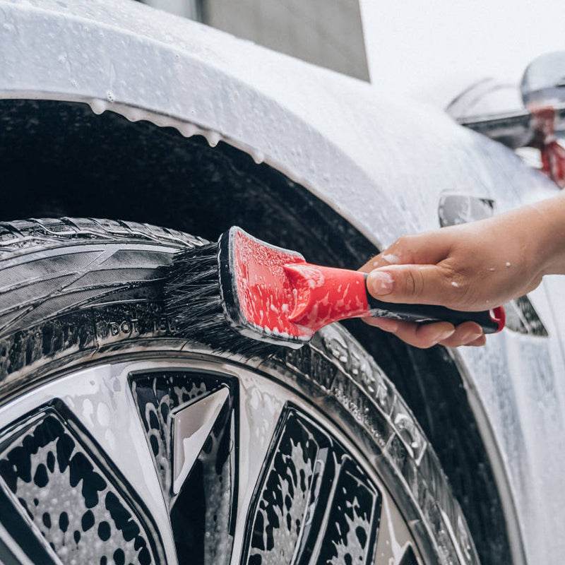 Maxshine Soft Grip Tire Cleaning Brush-Short Handle - The Drivers HQ