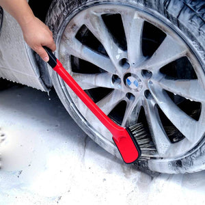 Maxshine Soft Grip Tyre & Wheel Cleaning Brush - Long Handle - The Drivers HQ