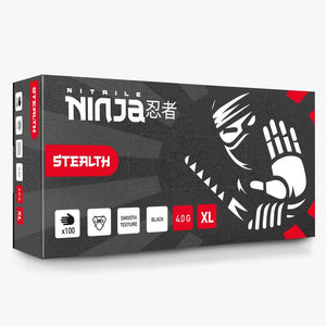 Nitrile Ninja Stealth Pro Detailing Gloves - Black (various sizes) - The Drivers HQ