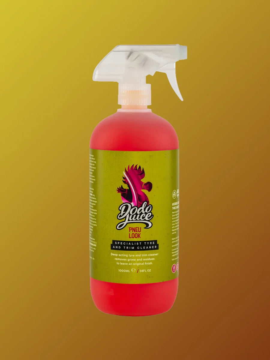 Dodo Juice Pneu Look tyre and trim cleaner in a 1 litre trigger spray bottle