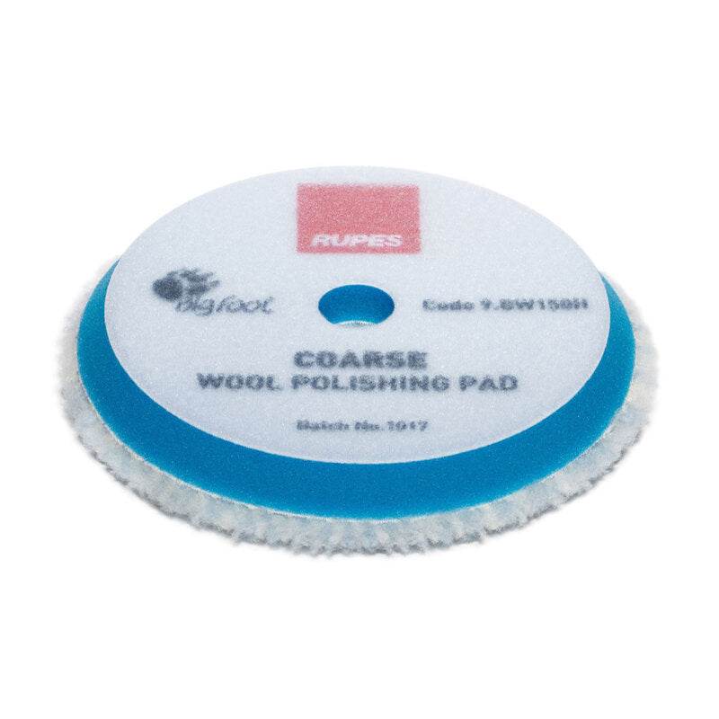 Rupes Blue Wool Polishing Pad - Coarse – 130mm - The Drivers HQ
