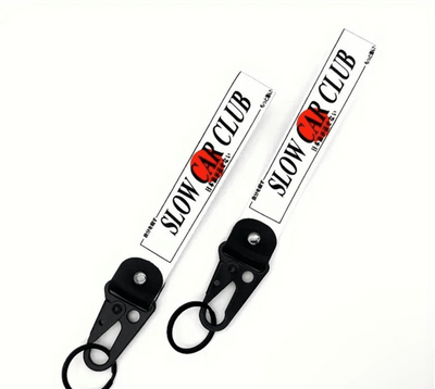 Slow Car Club Keyring Lanyard - The Drivers HQ